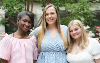 Lauren with high school seniors Joy and Bree
